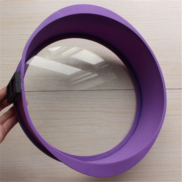 Custom Made Newest Design Silicone 9 Inch Springform Cheesecake Baking Pan With Glass Base