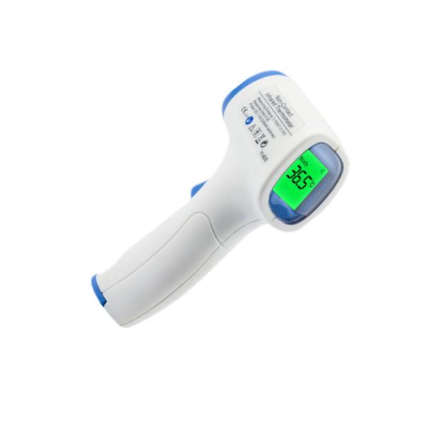Digital Non Contact Infrared Body Thermometer 1-3cm Distance Tri Color Indicator Light