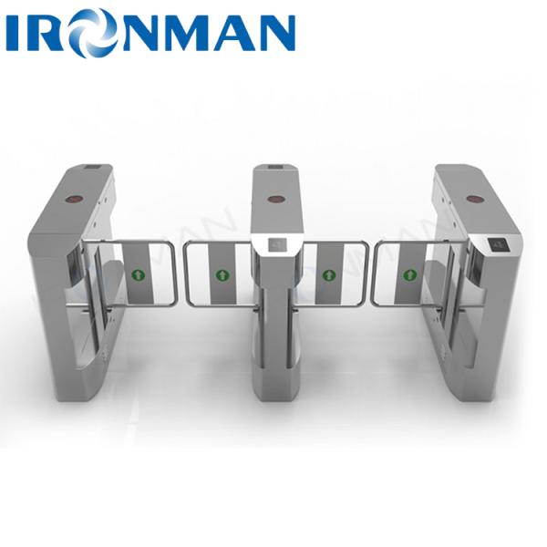 Waterproof Turn Style Entrance Turnstile RFID Stainless Steel SUS304