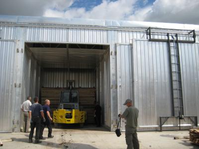 Умная деревянная сушильная камера 150 Kg/M2 загрузки снега для твердой древесины