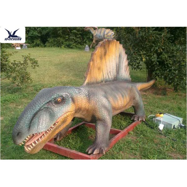 Interactive Dinosaur Models Ornament For Parks / Shopping Malls Fire Resistance