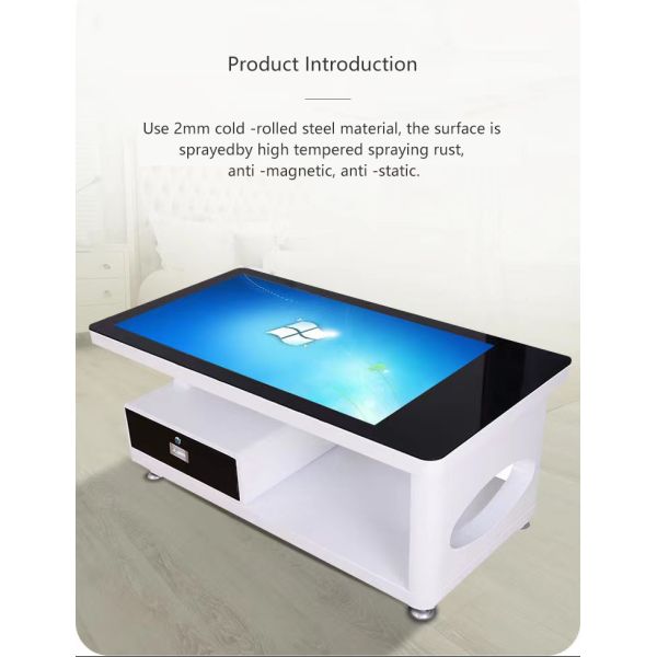 Высокая яркость 43 дюймовый Android Smart Table Touch Screen Panel с RK3288 CPU 16 9 W H Aspect Ratio
