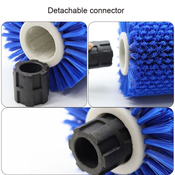 Cylinder Nylon Clean Brush Roller For Fruit And Vegetable Cleaning