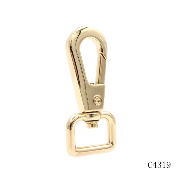 Premium 13mm Metal Snap Hook for Key Chain Clasp Small Bag Swivel Snap Hook