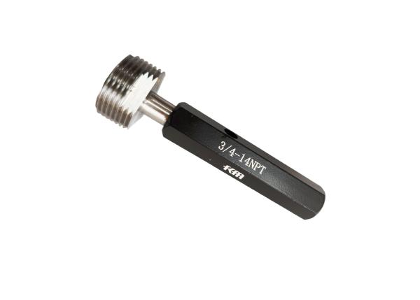 Mesureur de prise de fil de tuyau conique NPT précise de 3-4''-14 pour les applications pétrolières et hydrauliques