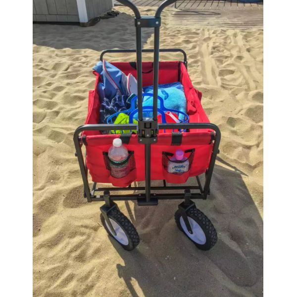 Retractable Handle Stall Folding Car For Outdoor Camping