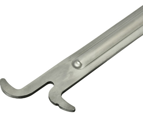 Outil de ruche d'acier inoxydable d'équipement de ruche d'abeille un plus long avec le crochet pour des apiculteurs