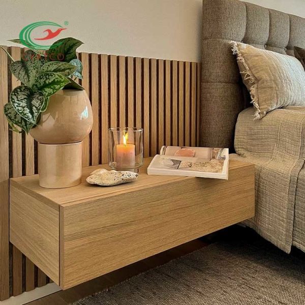 FSC Veneer Acoustic Wall Panels Sound Absorption Fire Retardant