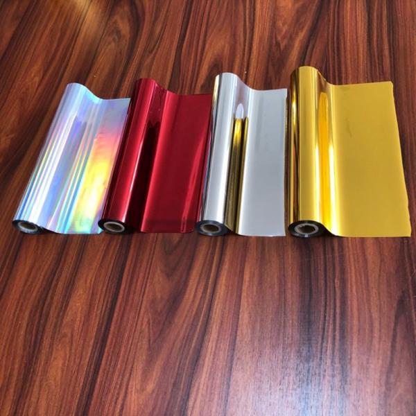 PET Cold Stamping Foil  12 micron Holographic Toner Foil for Paper