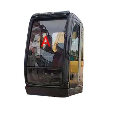 790mm Height HITACHI Excavator Cab Glass Front Up Position A