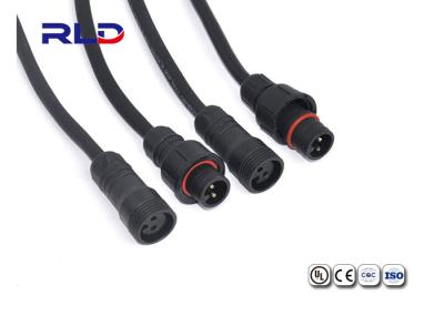 A fêmea masculina 2Pin 3Pin Waterproof o conector do conector IP67 do fio do cabo