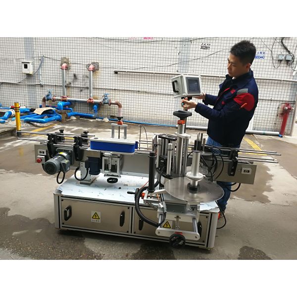 Full Automatic Round Bottle Sticker Labeling Machine (belt type)