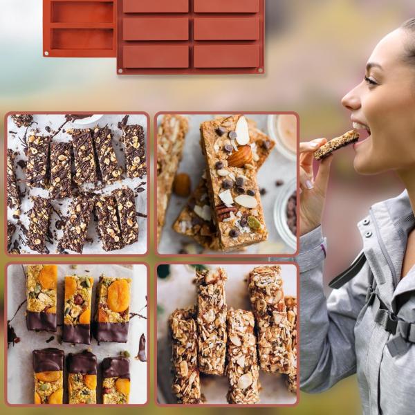 MHC Chocolate Bar Molds Silicone Deep 3d Silicone Love Chocolate Bar Mold