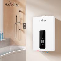 Kitchen / Balcony Forced Exhaust Gas Water Heater With Oxygen-free Copper Tank And ≥93% Efficiency
