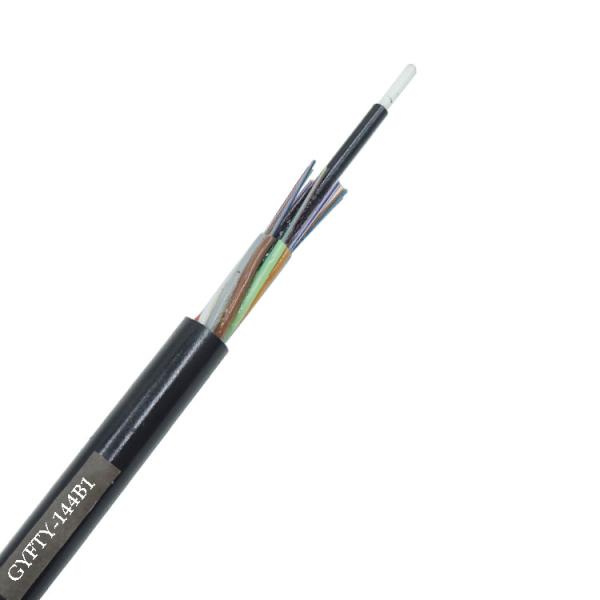 24 cabos de fibra ótica GYFTY do núcleo encalharam impermeável para o subterrâneo