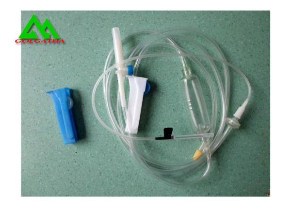Sterilized Disposable Infusion Set , ISO Standard Medical Infusion Set With Needle