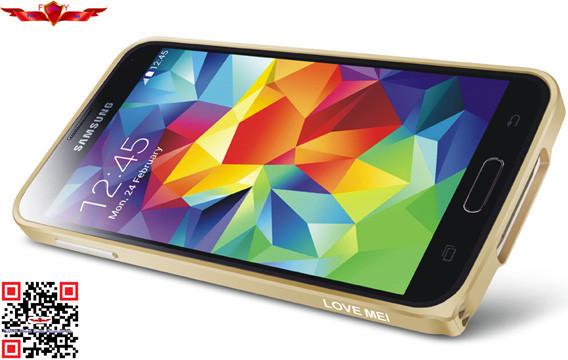 Hot Selling 100% Qualify Ultra Thin 0.7MM Aluminum Bumper For Samsung Galaxy S5 Colorful