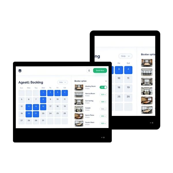 Touchscreen Tablet for Seamless Corporate Scheduling