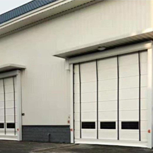 0.6m/S–1.2m/S High Speed Industrial Door Insulated For Beverage Processing Plants