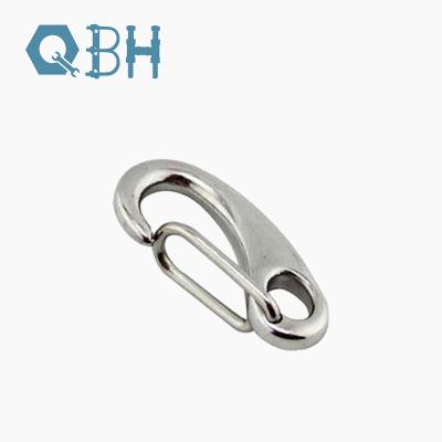 O ovo personalizado do HDG deu forma ao gancho de grampo 304 38mm de aço inoxidável da mola