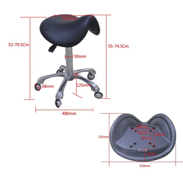 ПУ сиденье для седла подушка для парикмахера-стоматолога вращающиеся барные стулья подушки вращающиеся стулья запасные