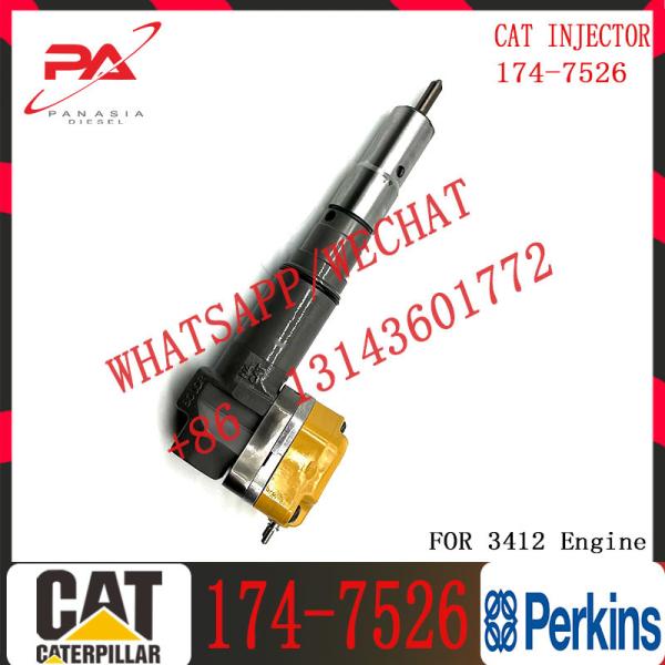 Diesel Engine Fuel Injector Excavator Accessories Diesel Motor Parts 1747526 174-7526 for C-A-Terpillar C-A-T 3412E 651E 657