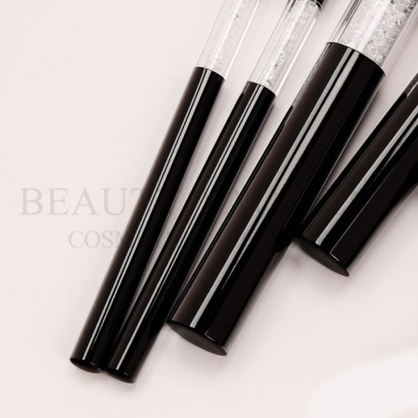8pcs High End Makeup Brush Set 18.5cm Aluminum Tube Acrylic Handle