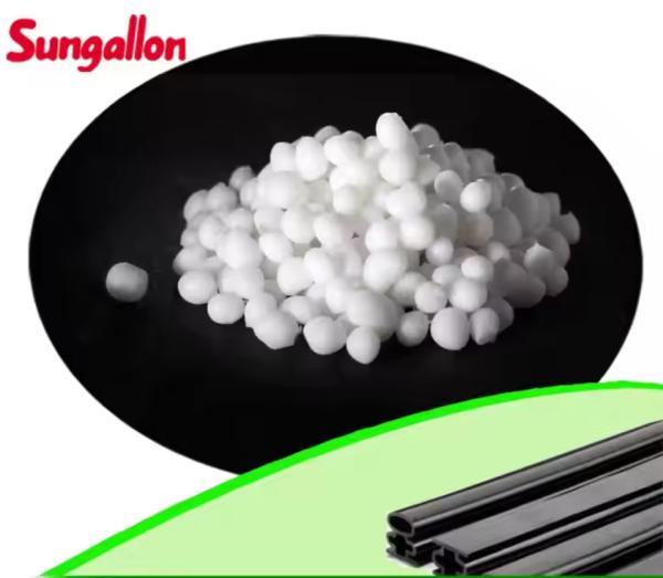 55A-75A Hardness TPR Plastic Material for Injection Molding of Home Appliance Accessories in White Opaque