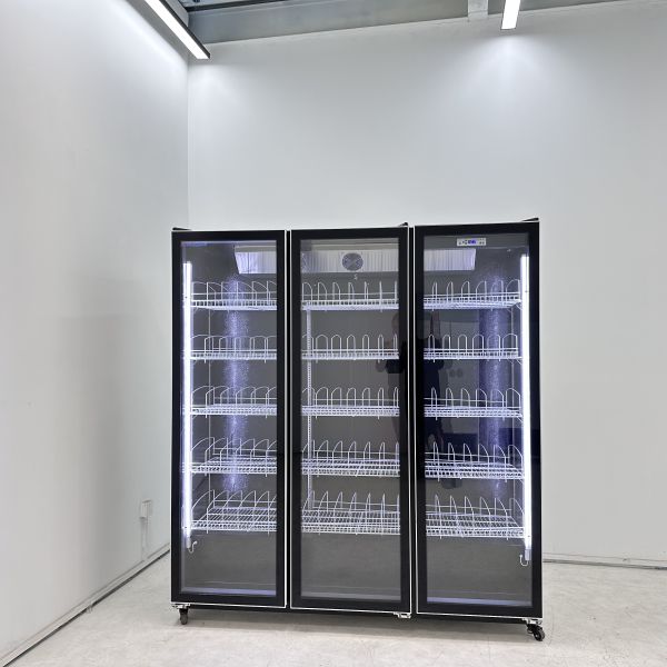 CE UL 3 Door Commercial Refrigerator For Supermarket And Convenience Store