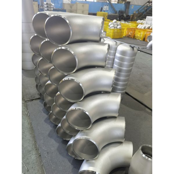 304 304L Acero inoxidable Butt Soldado Accesorios de tubería de 90 grados Conexión de codo Tipo Butt Soldado ASTM AISI GB DIN JIS