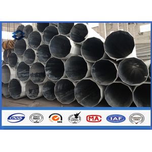 o mergulho quente poligonal claro industrial de 60ft/de 18288mm galvanizou o aço elétrico Polo
