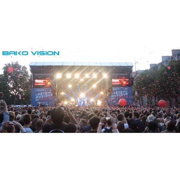 Indoor Front Access Magnetic Module LED Screen With Steel Cabinet Wall Mounted