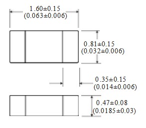 0603 Size Thin Film Very Fast-Acting Surface Mount Fuses With Rating 250mA-8A 63VDC 32VDC