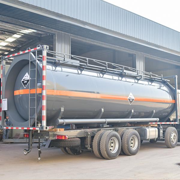 22KL ISO Tank 20 Feet 30FT Shipping Storage Tanker Container For Chemical Liquid Transport