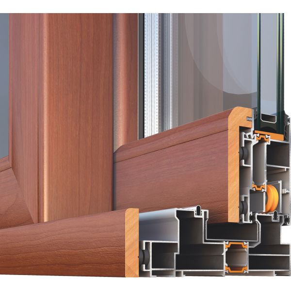 Закал ржавчины T5 T6 дверной рамы узкой части финиша мельницы алюминиевый стеклянный анти-