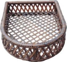 Prova da água do Rattan da cesta do armazenamento dos deslizadores da sapata e anti oídio