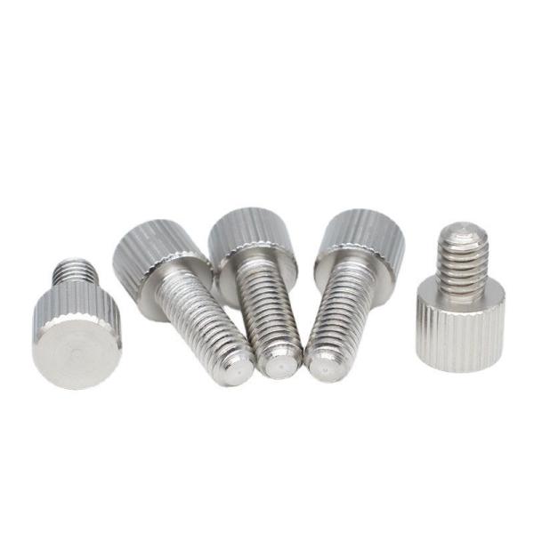 Single Knurled Head Hand Screw Round Thumb Screws Handle Bolts M6