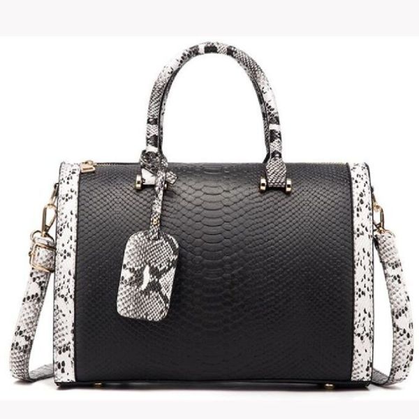 Сумка подушки плеча PU печати змейки женщин разносторонняя