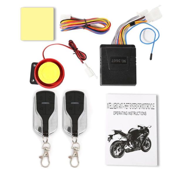 Security 12V 3.5mA Dirt Bike Alarm System , CE Motorbike Alarm Kit