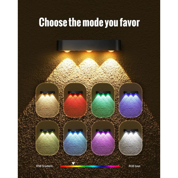 単結晶シリコン太陽光灯 立体電池セット 防水