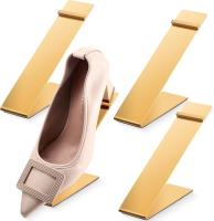 Présentoir à chaussures de détail en forme de V en métal, présentoir à talons hauts pour la maison