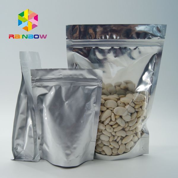 Мешок алюминиевой фольги ЛЮБИМЦА/ПЭ упаковывая ясную металлическую фольгу стоит вверх Зиплок сумка