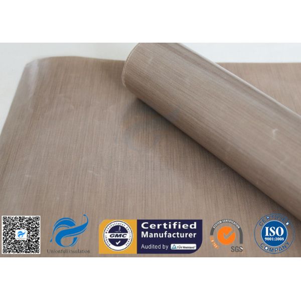 Non Stick PTFE BBQ Grill Mat 260℃ FDA Food Grade Brown 15.75
