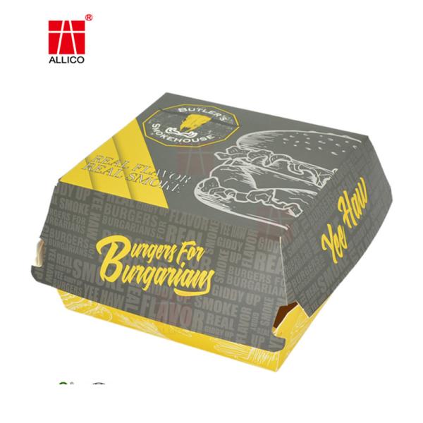 Wood Pulp Recycled 3/8in Food Packaging Gift Boxes Chicken Hamburger Use