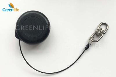 Plastic Security Retractable Tool Lanyard , Anti - Arrest Dual Retractable Lanyard
