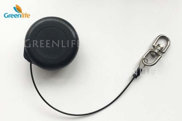 Plastic Security Retractable Tool Lanyard , Anti - Arrest Dual Retractable Lanyard