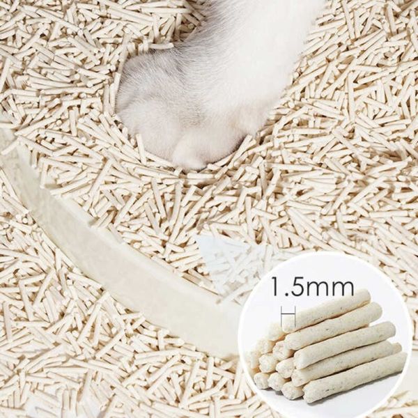 BSCI MSDS Bulk Tofu Cat Litter 1.5mm Small Size Tofu Litter Sand