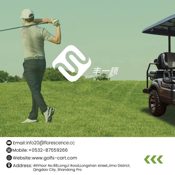 Новая энергетическая электрическая четырехместная тележка для гольфа с литийными батареями
