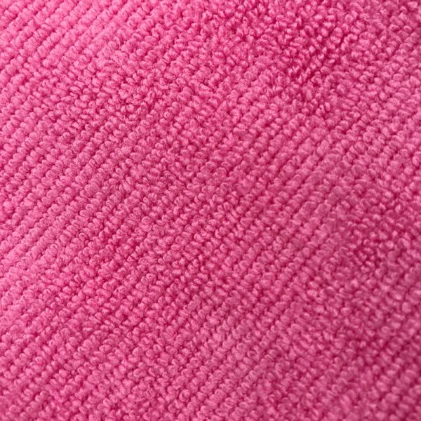 220gsm Warp Knitted Red Microfiber Fabric 40x40 Piped 80% Polyester