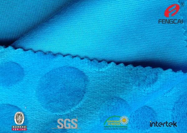 Custom Design Crushed Velvet Sofa Fabric , Short Plush Velvet Upholstery Fabric